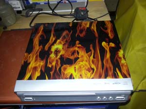 DVD PLayer Hydrographics